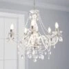 Dunelm Marie Therese 5 Light Integrated LED Chrome Chandelier