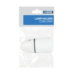 Status Cord Grip White Lamp Holder