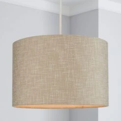 Dunelm Boucle Lamp Shade 35cm Natural