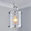 Dunelm Joplin Georgian 1 Light Lantern Glass Ceiling Fitting