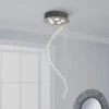 Dunelm Marconia 5 Light Glass Droplet Cluster Flush Ceiling Fitting
