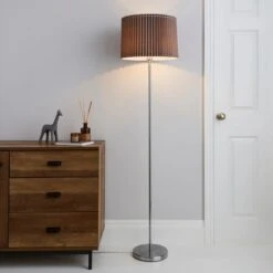 Dunelm Fuller Grey Floor Lamp