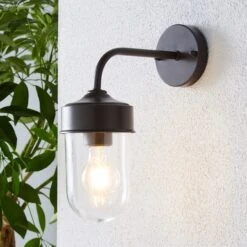 Dunelm Colmar Coffee Outdoor Wall Light