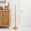 Dunelm Legoli Turned Wood Floor Lamp Base