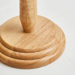 Dunelm Legoli Turned Wood Floor Lamp Base -Home Lighting 30624737 alt02