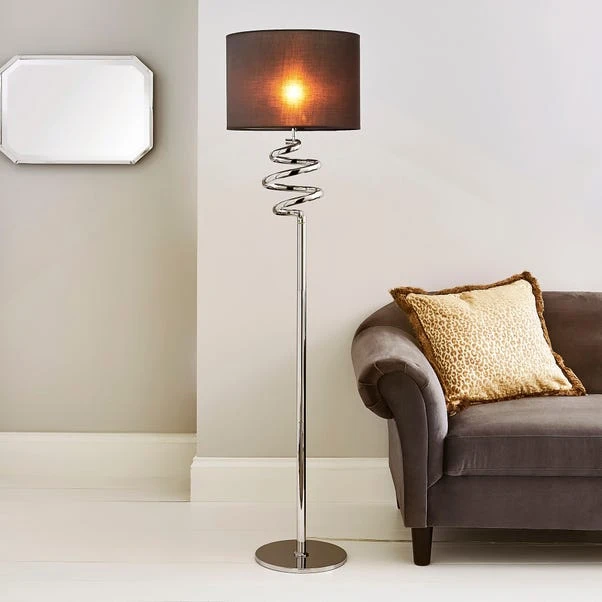 Dunelm Etta Touch Dimmable Chrome Floor Lamp 1 Dunelm Etta Touch Dimmable Chrome Floor Lamp
