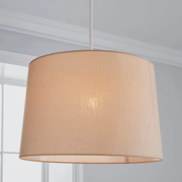 Dunelm Sara Lamp Shade 40cm Natural 1 Dunelm Sara Lamp Shade 40cm Natural