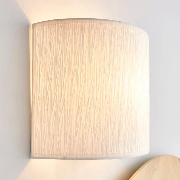 Dunelm Taora Paper Ivory Shade Wall Light 1 Dunelm Taora Paper Ivory Shade Wall Light