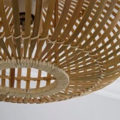 Dunelm Abrielle Bamboo Easy Fit Pendant -Home Lighting 30669606 alt02