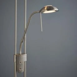 Vogue Lighting Vogue Rome Father And Child Floor Lamp Satin Nickel -Home Lighting 30671119 alt02