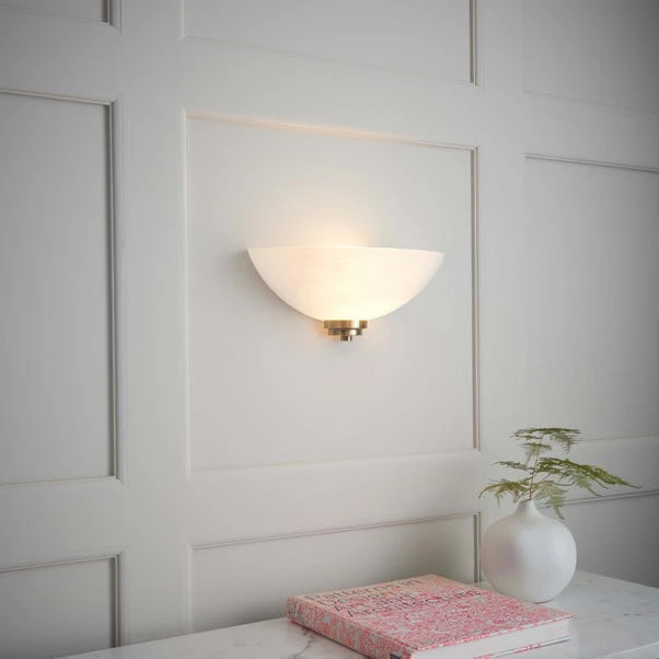 Vogue Lighting Vogue Welles 1 Light Frosted Glass Wall Light 3 Vogue Lighting Vogue Welles 1 Light Frosted Glass Wall Light - Image 3