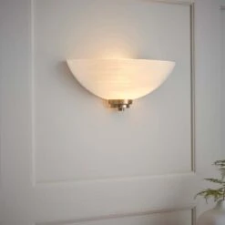 Vogue Lighting Vogue Welles 1 Light Frosted Glass Wall Light 9 Vogue Lighting Vogue Welles 1 Light Frosted Glass Wall Light -Home Lighting 30671154 alt03