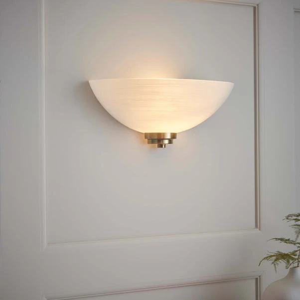 Vogue Lighting Vogue Welles 1 Light Frosted Glass Wall Light 4 Vogue Lighting Vogue Welles 1 Light Frosted Glass Wall Light - Image 4