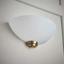 Vogue Lighting Vogue Welles 1 Light Frosted Glass Wall Light 11 Vogue Lighting Vogue Welles 1 Light Frosted Glass Wall Light -Home Lighting 30671154 alt05