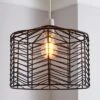 Dunelm Siena Black Easy Fit Pendant