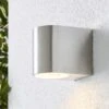 Dunelm Tam Down Lighter Steel Outdoor Wall Light