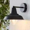 Dunelm Galley Black Outdoor Wall Light