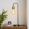 Dunelm Marsden Nickel Industrial Table Lamp And Bulb