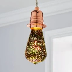 Dunelm 4 Watt ST64 ES LED 3D Effect Bulb