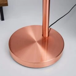 Dunelm Herm 3 Arm Arc Copper Floor Lamp -Home Lighting 30674395 alt02