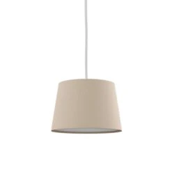 Dunelm Luna Linen Lamp Shade Humus 8 Dunelm Luna Linen Lamp Shade Humus -Home Lighting 30681595 alt03