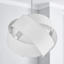 Elements Harley White Pendant Shade