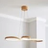 Dunelm Jaxson LED Wood Effect Ceiling Fitting