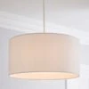 Dunelm Sara 40cm Shallow Drum Shade
