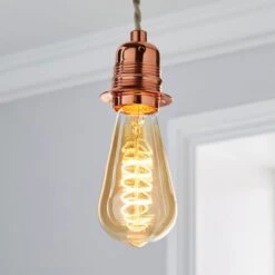 Status 4 Watt ST64 BC LED Spiral Filament Bulb