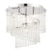 Vogue Lighting Vogue Camile 4 Light Spiral Flush Ceiling Fitting Chrome