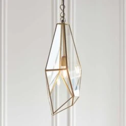 Vogue Lighting Vogue Avery Glass Ceiling Fitting Antique Brass 9 Vogue Lighting Vogue Avery Glass Ceiling Fitting Antique Brass -Home Lighting 30707481 alt03