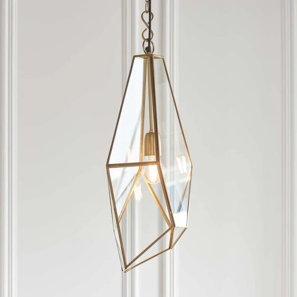 Vogue Lighting Vogue Avery Glass Ceiling Fitting Antique Brass 4 Vogue Lighting Vogue Avery Glass Ceiling Fitting Antique Brass - Image 4
