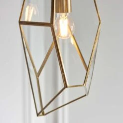 Vogue Lighting Vogue Avery Glass Ceiling Fitting Antique Brass 10 Vogue Lighting Vogue Avery Glass Ceiling Fitting Antique Brass -Home Lighting 30707481 alt04