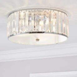 Dunelm Tropez Bathroom Flush Chandelier
