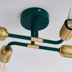 Dunelm Kacy Flush Ceiling Fitting -Home Lighting 30713609 alt03