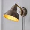 Dunelm Bradwell Easyfit Plug-in Wall Light