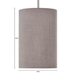 Dunelm Mariah Faux Silk 15cm Cylinder Lamp Shade -Home Lighting 30713667 alt07