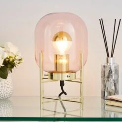 Elements Dayo Table Lamp Pink