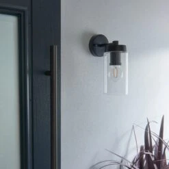 Dunelm Ellison Matt Black Outdoor Wall Light -Home Lighting 30730431 alt03