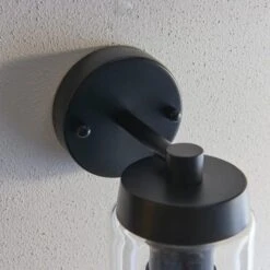 Dunelm Ellison Matt Black Outdoor Wall Light -Home Lighting 30730431 alt04