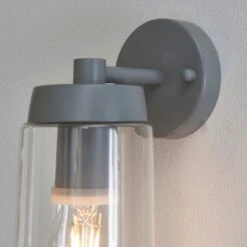 Dunelm Ellison Matt Grey Outdoor Wall Light -Home Lighting 30730432 alt04