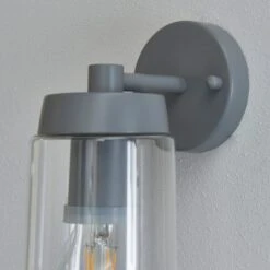 Dunelm Ellison Matt Grey Outdoor Wall Light -Home Lighting 30730432 alt05