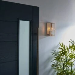 Dunelm London Gold Industrial Outdoor Wall Light -Home Lighting 30730481 alt04