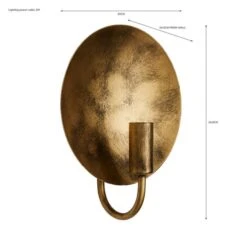 Dunelm Reflect Easy Fit Plug In Wall Light -Home Lighting 30730510 alt07