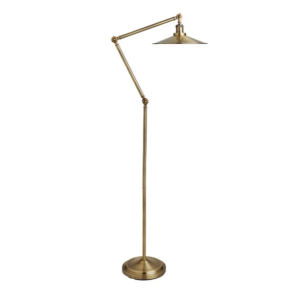Churchgate Langton Antique Brass Floor Lamp 5 Churchgate Langton Antique Brass Floor Lamp - Image 5