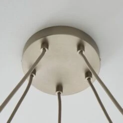 Dunelm Shelley Rope 5 Light Ceiling Fitting -Home Lighting 30730532 alt03