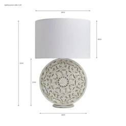 Dunelm Samira Table Lamp -Home Lighting 30730551 alt07