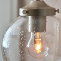 Dunelm Twain Outdoor 17cm Globe Glass Wall Light -Home Lighting 30730560 alt02