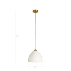 Churchgate Harby 1 Light 25cm Ceiling Fitting -Home Lighting 30730565 alt07
