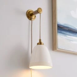 Churchgate Harby Easy Fit Plug In Wall Light